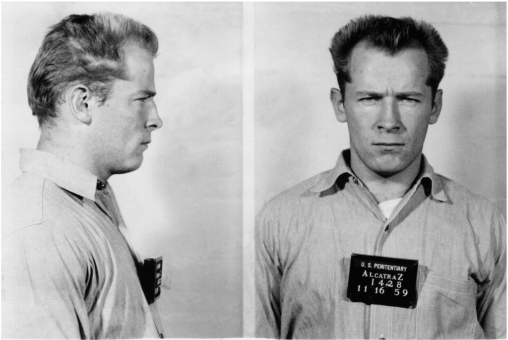 Whitey Bulger served time at USP Lewisburg from 1963 to 1965 when he was a young bank robber, decades before becoming Boston's most notorious crime boss.