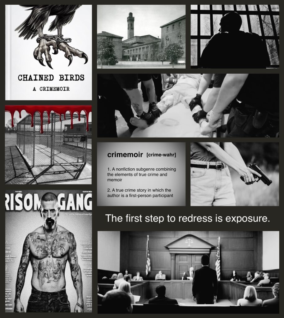 Book Chained Birds: A Crimemoir to expose prison abuse, gang violence, criminal justice failures