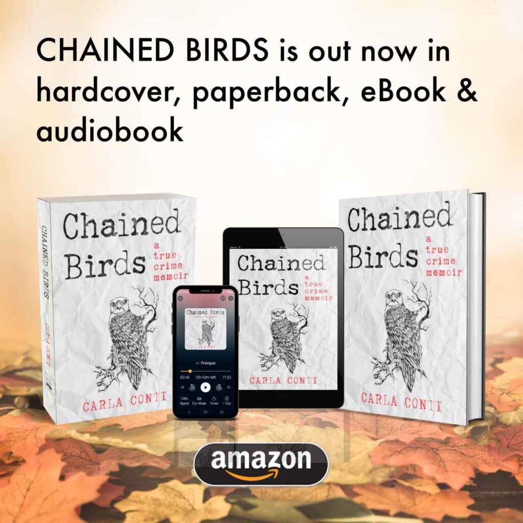 Chained Birds is out now in hardcover, paperback, eBook & audiobook on Amazon