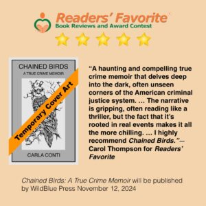 Chained Birds: A True Crime Memoir nabs 5-star editorial review ahead of November 2024 publication