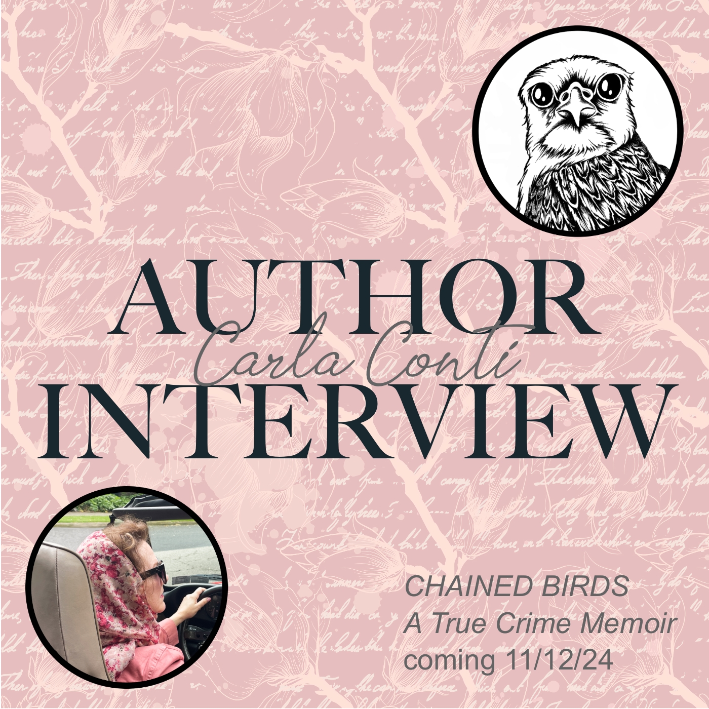 Author Carla Conti Q-A hints at two upcoming book subjects