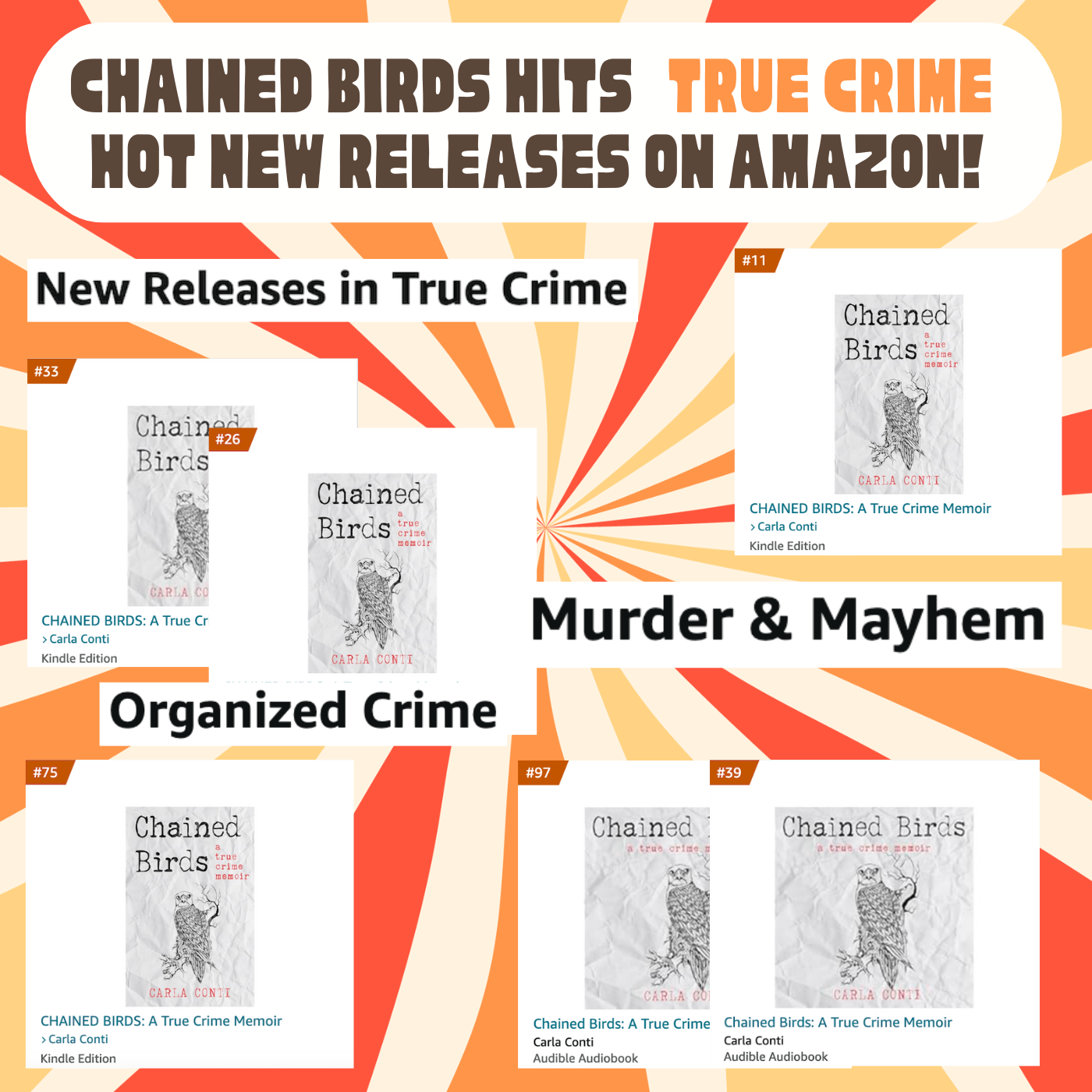 Decoding how Chained Birds made Amazon's "Hot New Releases" lists one month before pub day