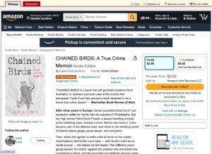 Chained Birds holds two Amazon #1 New Release spots three weeks from launch