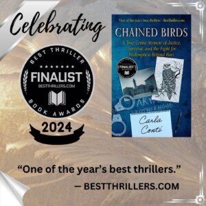 Chained Birds was selected as one of the best thriller books of 2024 by BestThrillers.com