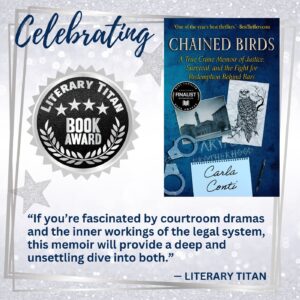 Chained Birds was selected as a December 2024 Silver Book Award winner by Literary Titan