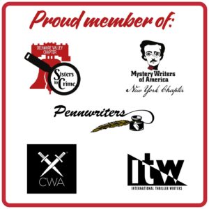 Carla Conti is a proud member of these writers' groups: Delaware Valley Chapter of Sisters in Crime, International Thriller Writers, International Association of Crime Writers - North American Branch, Penn Writers, and Mystery Writers of America - New York Chapter.