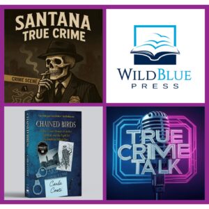 Carla Conti recently appeared on the podcasts Santana True Crime add True Crime to discuss her book CHAINED BIRDS: A TRUE CRIME MEMOIR