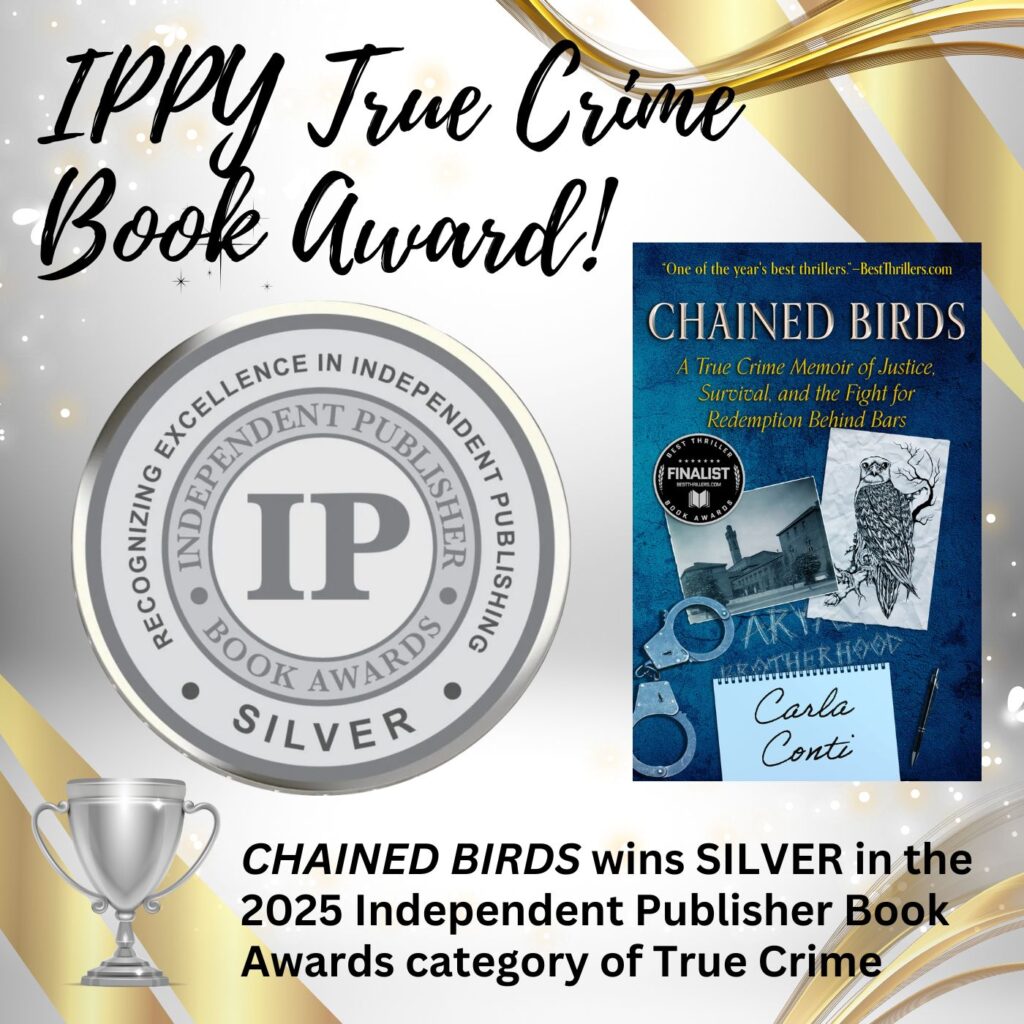 CHAINED BIRDS wins SILVER in the 2025 Independent Publisher Book Awards category of True Crime!