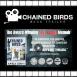 The CHAINED BIRDS book trailer that appeared at the Next Generation Indie Book Awards reception in Philadelphia June 27, 2025