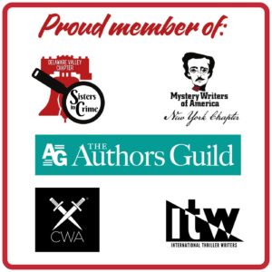 Author Carla Conti is a proud member of these writers' groups: Delaware Valley Chapter of Sisters in Crime, International Thriller Writers, International Association of Crime Writers - North American Branch, The Authors Guild, and Mystery Writers of America - New York Chapter.
