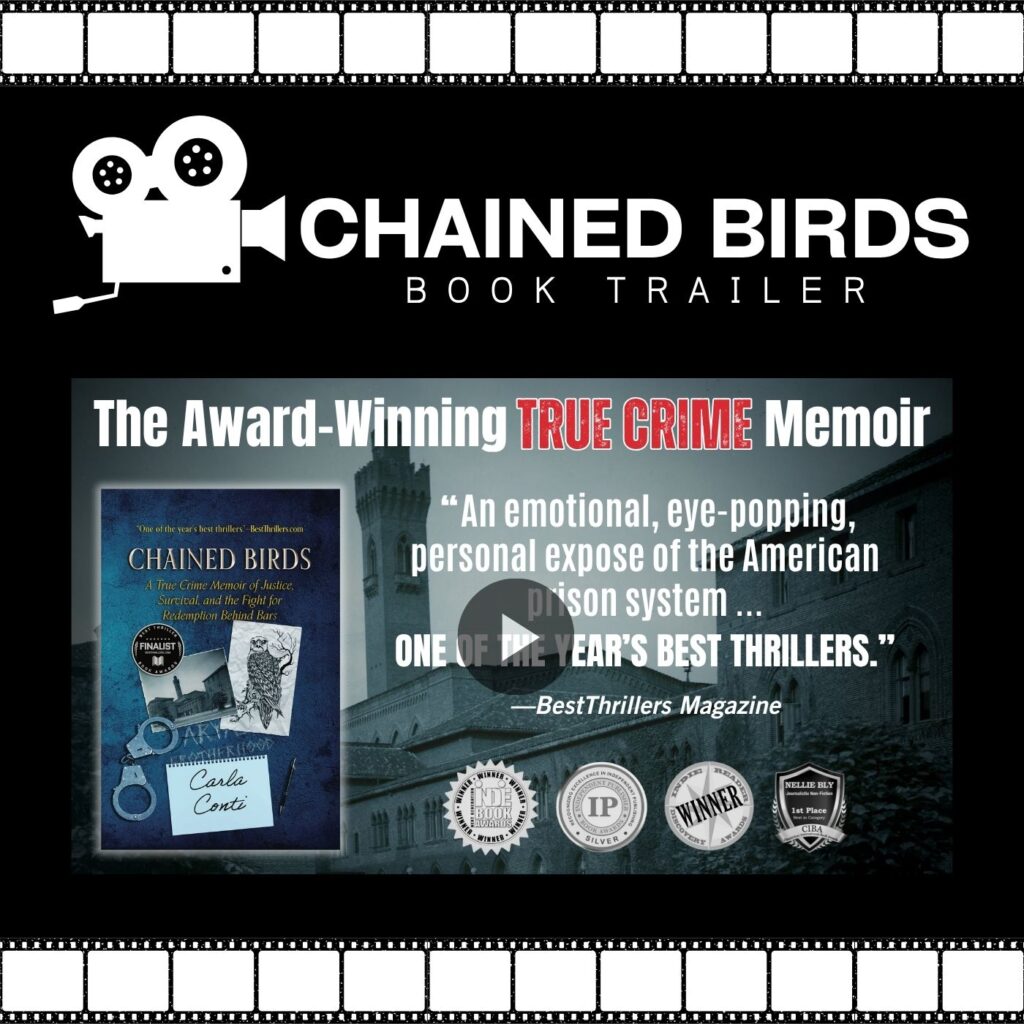 Here's a sneak peek at the CHAINED BIRDS book trailer that will appear at the Next Generation Indie Book Awards reception in Philadelphia June 27, 2025