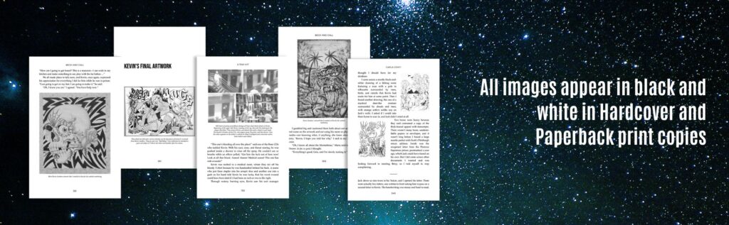 The re-launch of Chained Birds: A Crimemoir contains 20+ new photos, sketches, and prison artwork that appear in black and white in Hardcover and Paperback print editions.