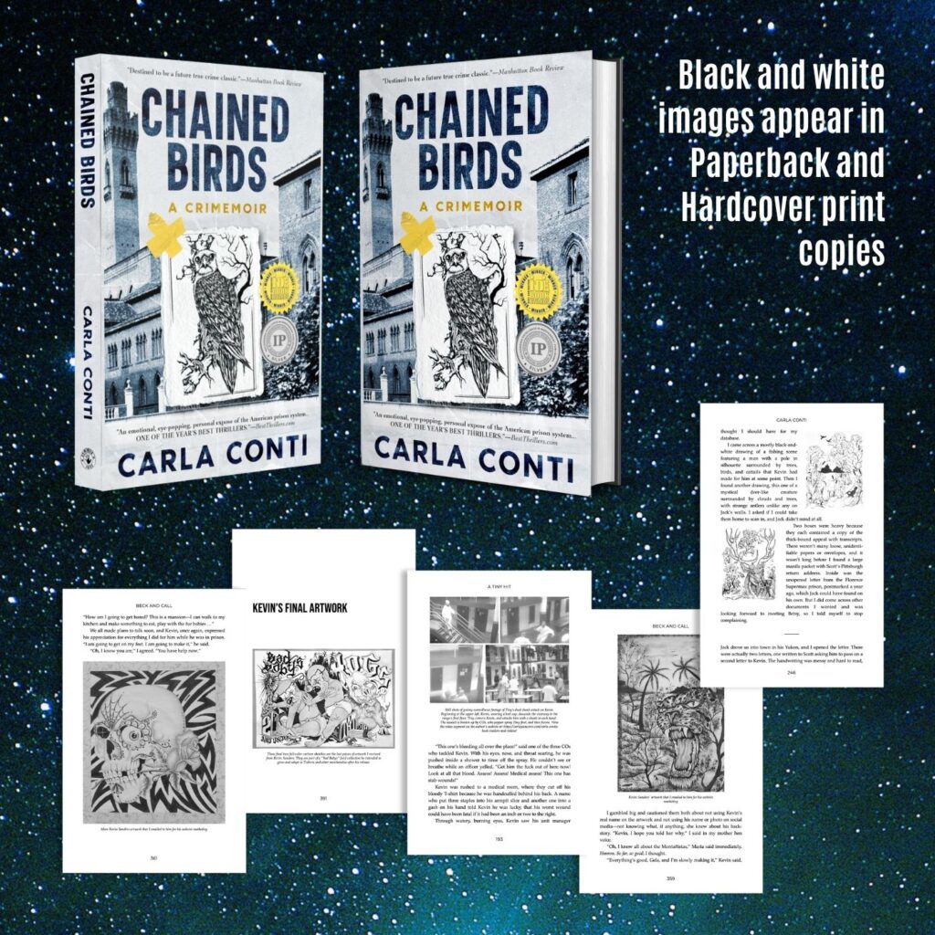 All images only appear in black and white in Paperback and Hardcover formats.