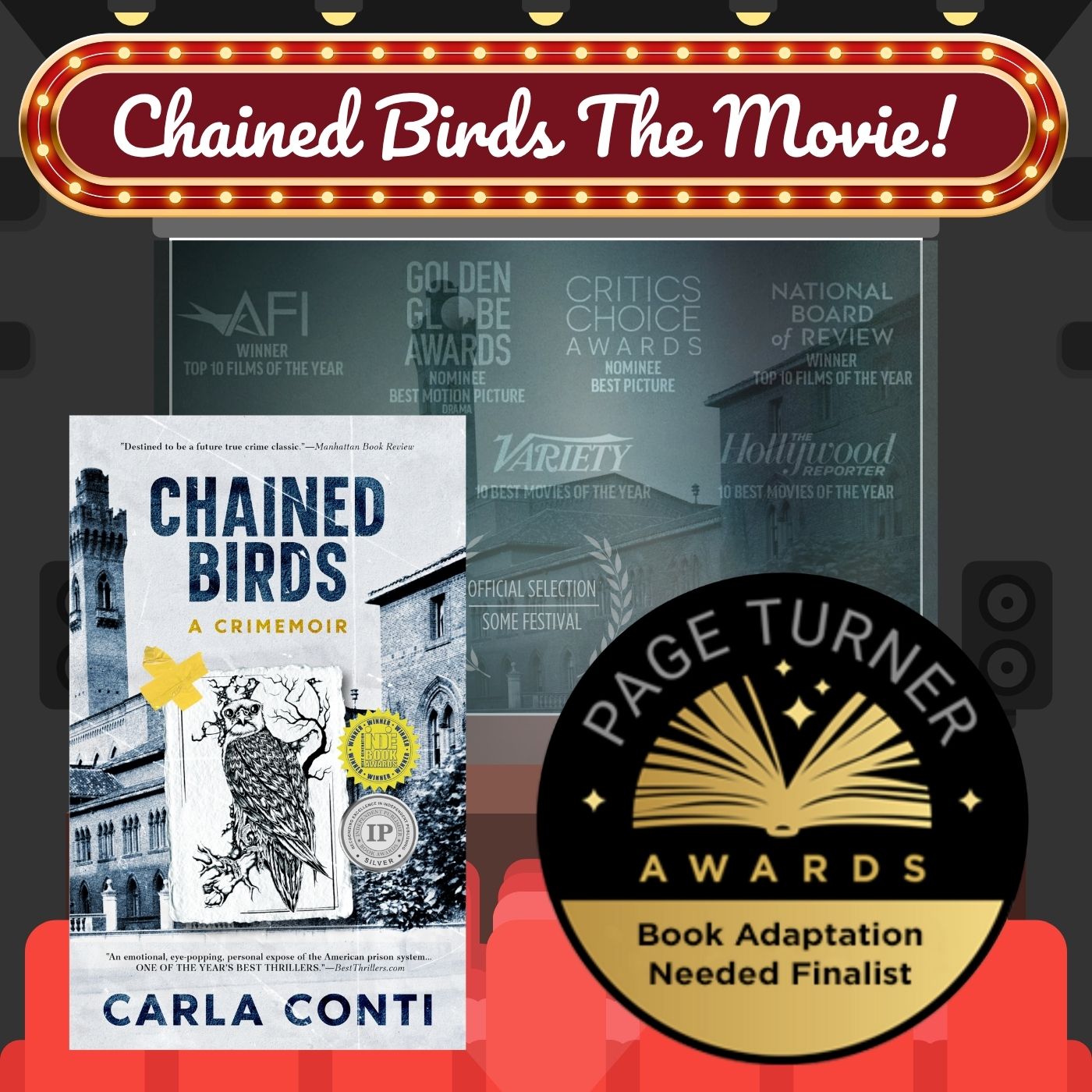 Chained Birds named finalist for Page Turner Awards’ 2025 Book Adaptation Needed category