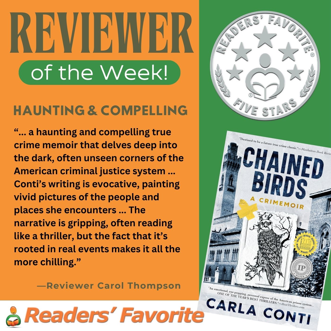 11-SCHEDULED 11-19-ROTW-Readers Favorite