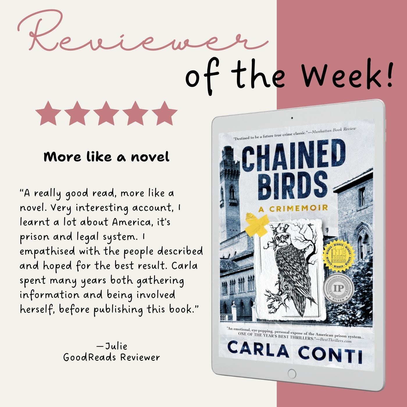13-SCHEDULED 12-3-ROTW Julie-GoodReads