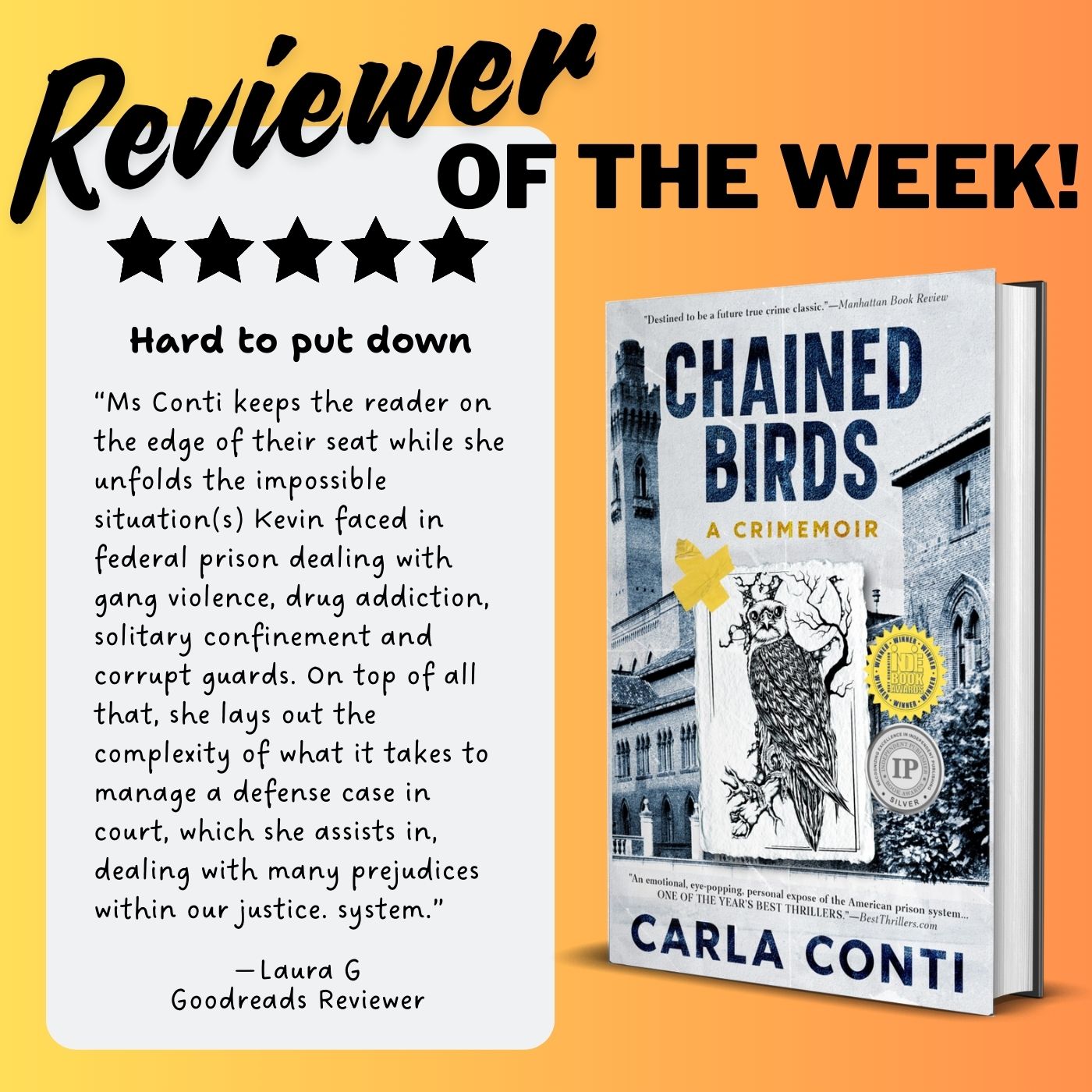 4-SCHEDULED 10-1-ROTW-Laura G Goodreads