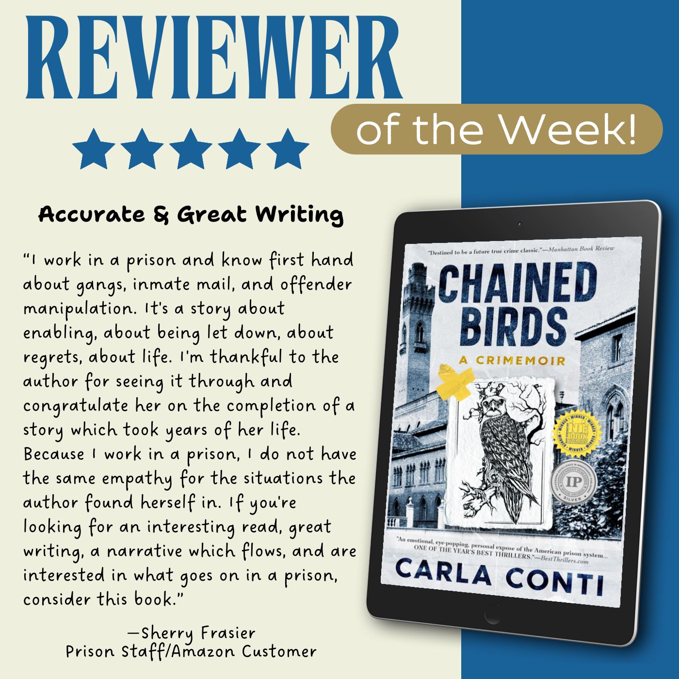 NEW COVER ROTW-Sherry Frasier Prison Staff