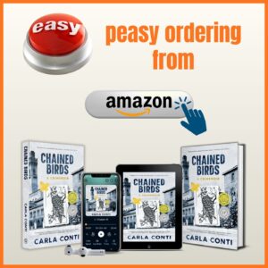 Easily order Carla Conti's CHAINED BIRDS: A CRIMEMOIR in eBook, audiobook, hardcover, or paperback on Amazon