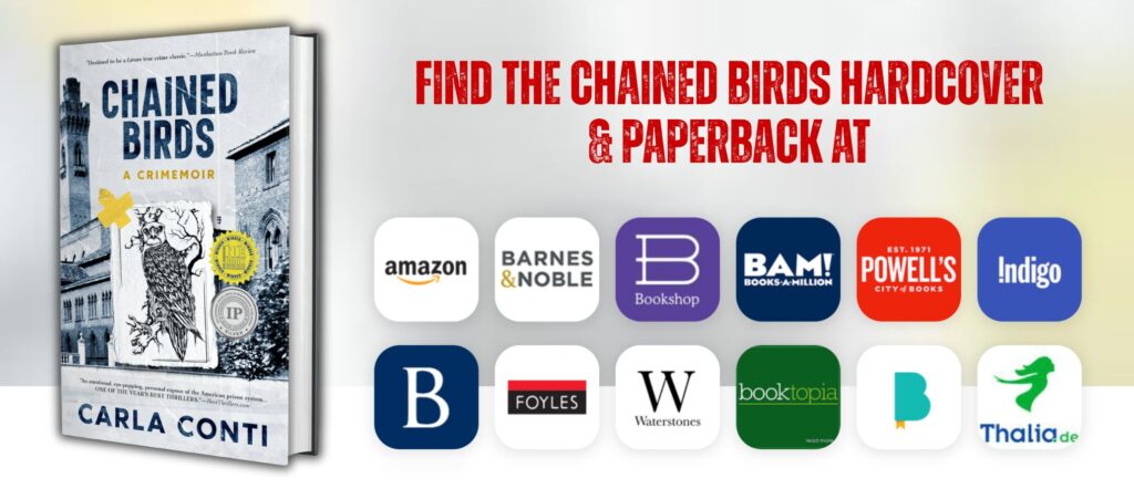 Find the Chained Birds paperback and hardcover print versions at these retailers