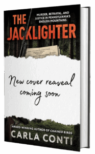 Carla's next true crime book, THE JACKLIGHTER, is set for release in 2026