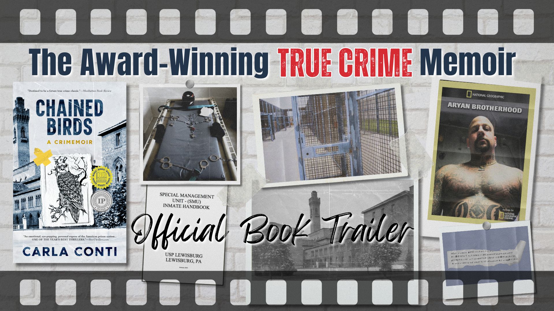 Enjoy this hand-crafted book trailer for Carla Conti's award-winning true crime memoir -Chained Birds: A Crimemoir