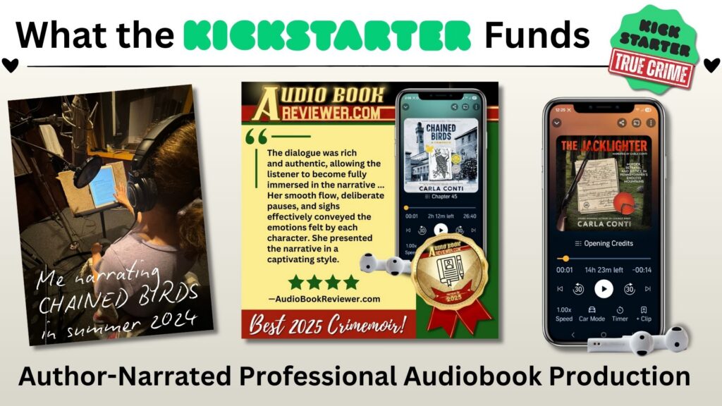 Part of what THE JACKLIGHTER's Kickstarter campaign will fund is a professional studio audiobook production, narrated by me.