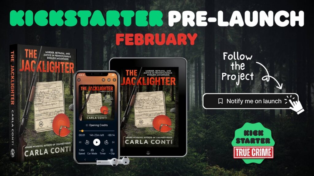 "Follow" THE JACKLIGHTER campaign for exclusive Early Bird rewards, book bundles, and to boost the Kickstarter algorithm!