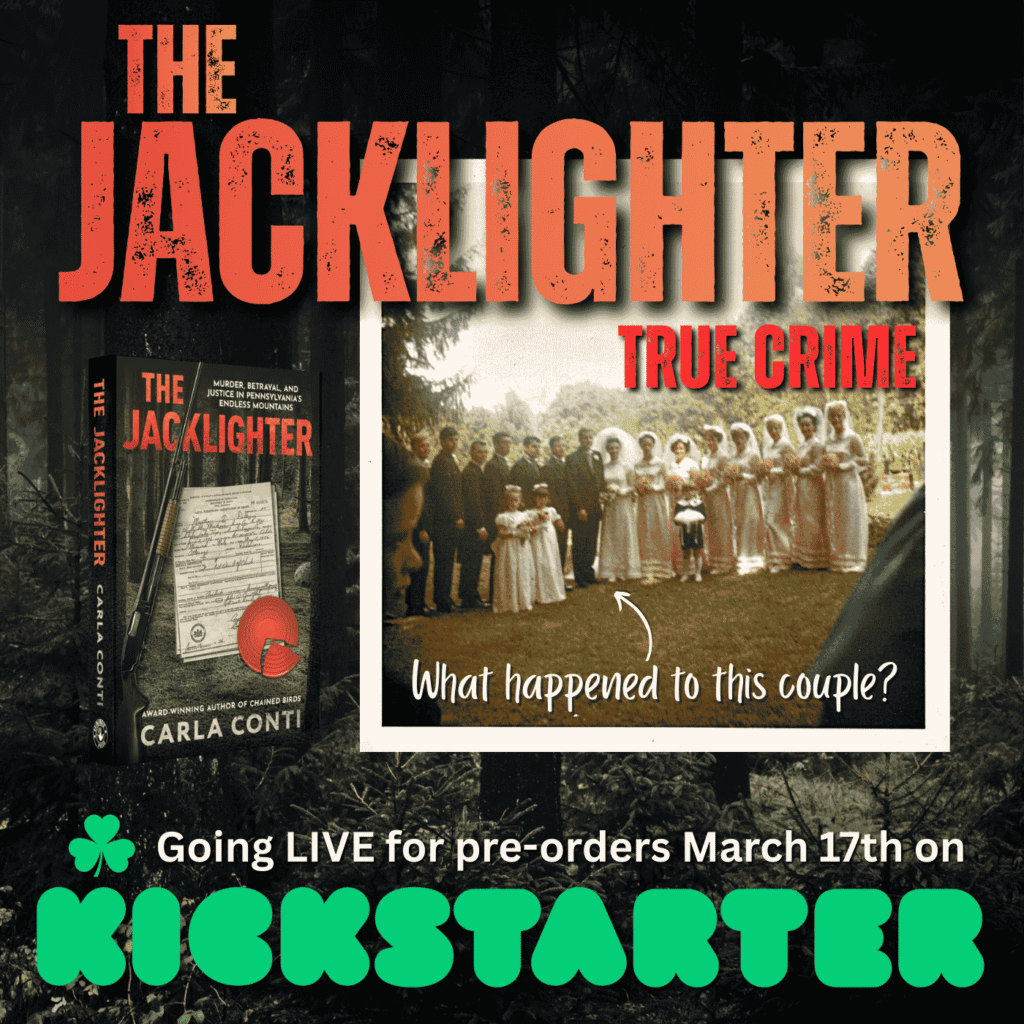 A long-lost photo of Marty and Patty Dillon, at their 1968 wedding, inspires an exclusive excerpt for THE JACKLIGHTER - what happened to the couple in this photo?