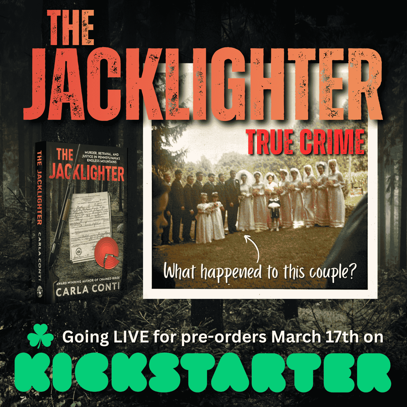 A long-lost photo of Marty and Patty Dillon, at their 1968 wedding, inspires an exclusive excerpt for THE JACKLIGHTER - what happened to the couple in this photo?