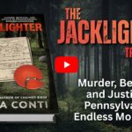 Watch the official Jacklighter trailer on YouTube -- the video preview of Carla Conti's next true crime book coming in fall 2026