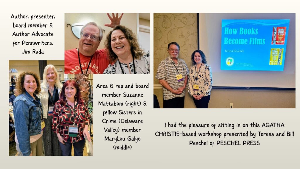 Loved bumping into old friends and making new ones at this year's Pennwriters conference in Lancaster, PA.