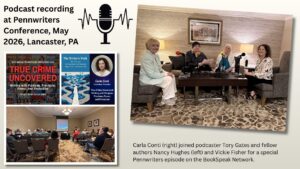 Carla Conti Featured on BookSpeak Network Podcast at Pennwriters Conference