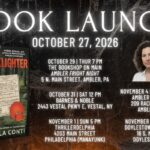 THE JACKLIGHTER, Carla Conti's new true crime book on the Scher-Dillon case, launches Oct. 27, 2026. Five book events are now on the calendar. 🎃