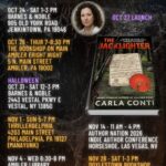 Join Carla Conti for a book launch event near you where she'll be signing copies of The Jacklighter, her second true crime book.