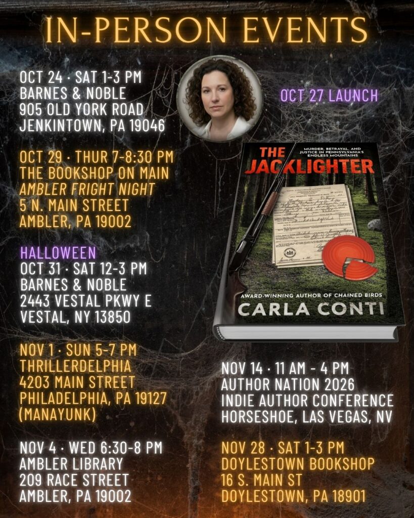 THE JACKLIGHTER Launches Oct 27 With Eight Book Signings 🎃
